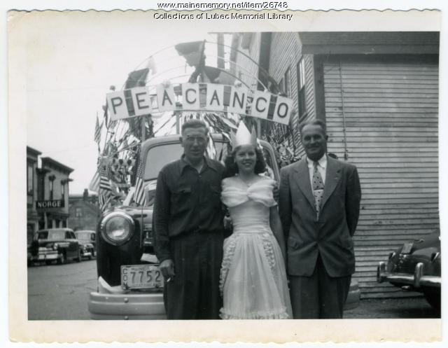 Sardine Queen Susie Knight, Lubec, 1950