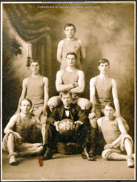 Islesboro High School Boys' Basketball Team, 1906