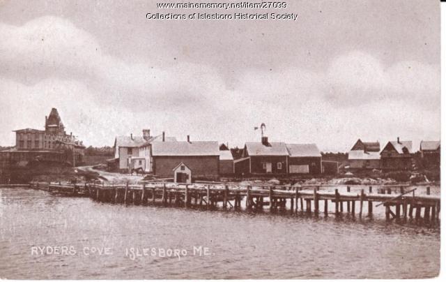 Ryder's Cove Wharf, Islesboro, c. 1911