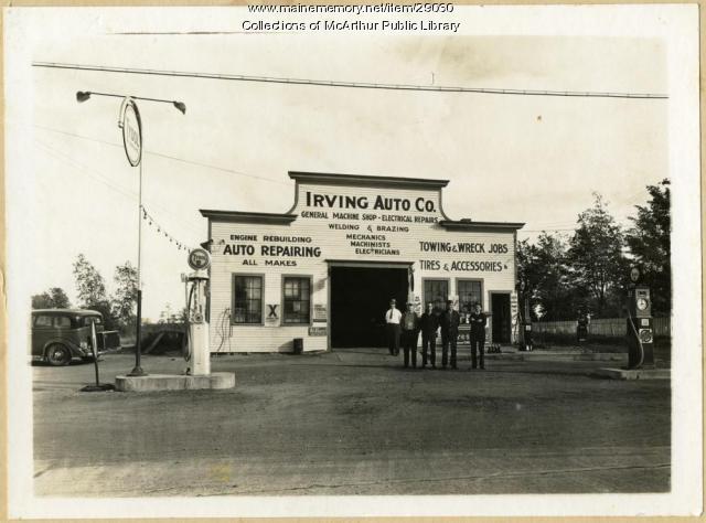 Irving Auto Company/Tydol Gas Station, Biddeford, 1930