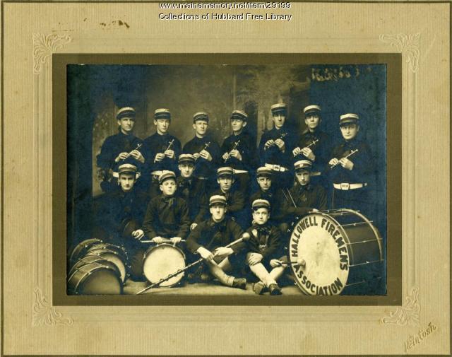 Hallowell Firemen's Association Band, Hallowell, ca. 1890, ca. 1890