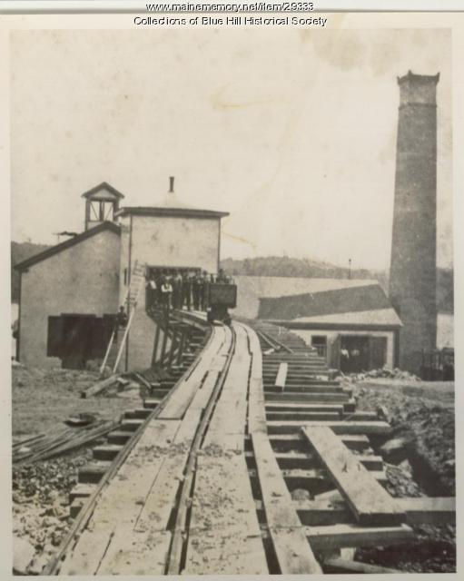 Douglass Copper Mine, Blue Hill, ca. 1880