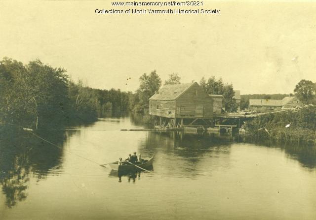 Hayes Mill on the Royal River, North Yarmouth, 1892