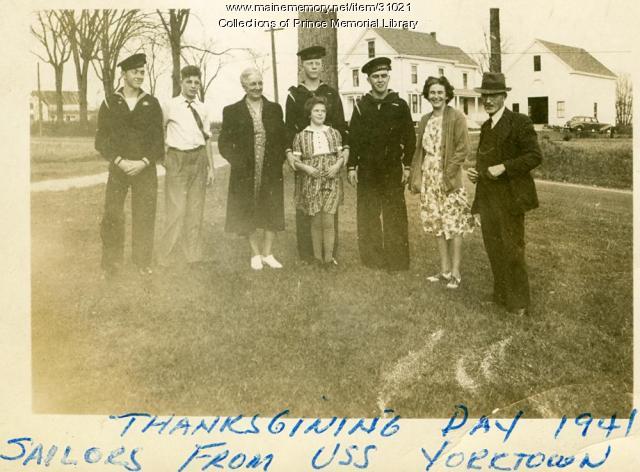 United States Sailors, Cumberland, 1941