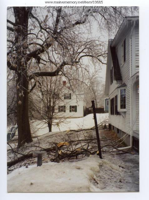 Ice Storm at the Wingate House, Hallowell, 1998