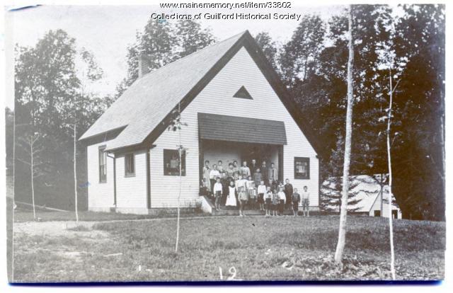 Guilford Center Schoolhouse, ca. 1895