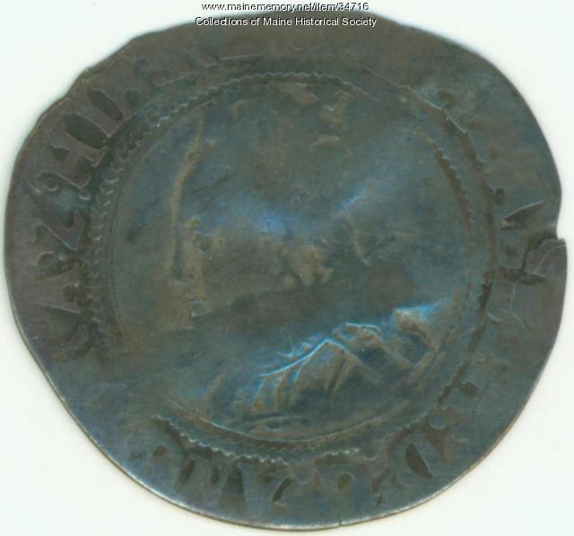 Shilling coin, Richmond Island, ca. 1583