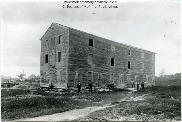 Warehouse at Saco Ferry,  1888