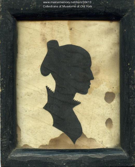 Silhouette of Rachel (Lowe) Winn, York, ca. 1814