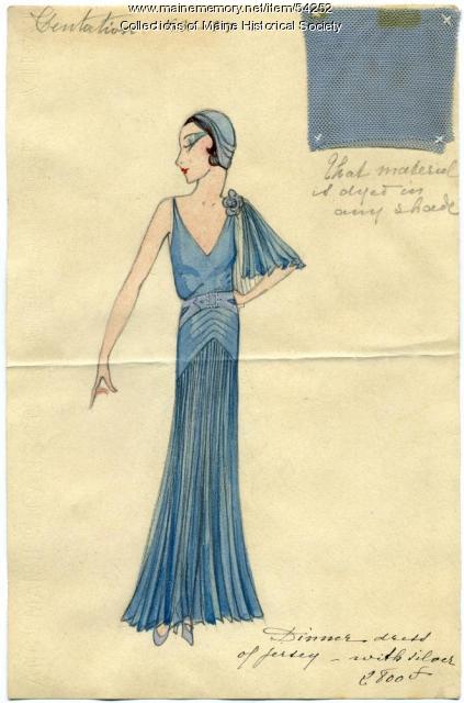 'Centation' fashion drawing, Paris, 1931