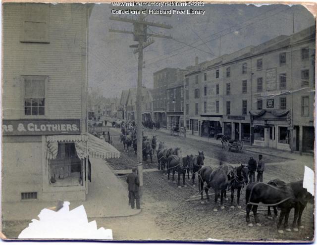 Hallowell Granite Works, Water Street, Hallowell, 1900