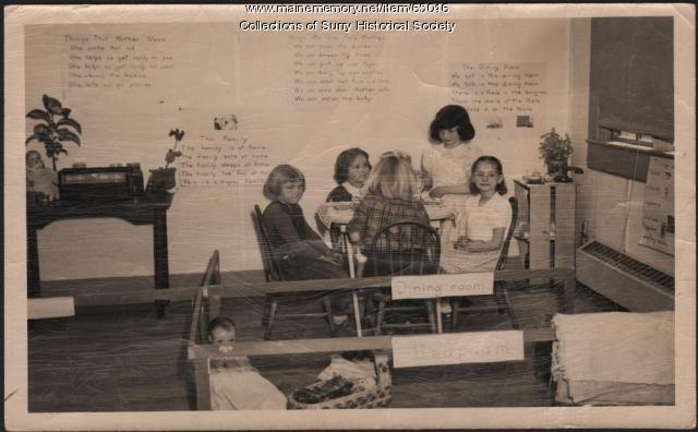 Classroom, Surry, ca. 1950