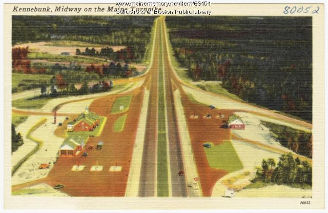 Maine Turnpike, Kennebunk, ca. 1950