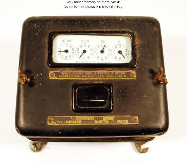 General Electric Type I electric meter, 1913