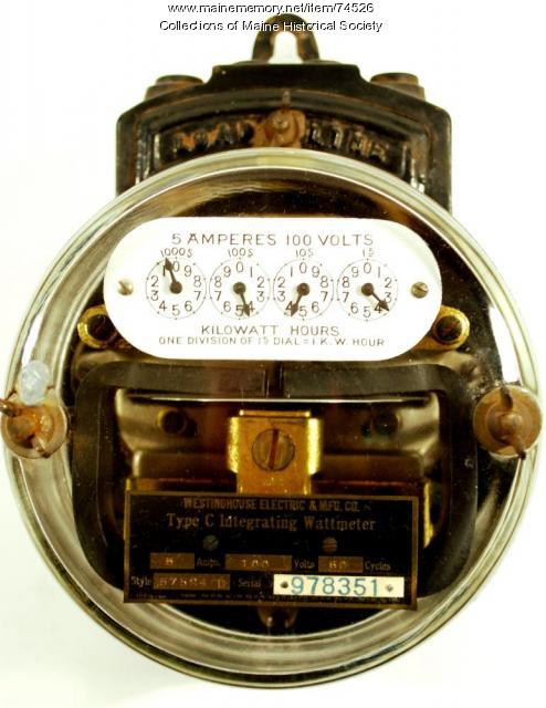 Type C electric meter, ca. 1906