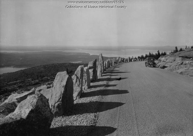 Cadillac Mountain Road, Acadia National Park, ca. 1940