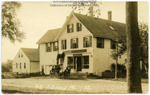 Butterfield's Store, East Dixfield , ca. 1910