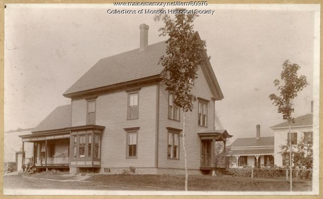 Walter Jackson home, Monson ca. 1900