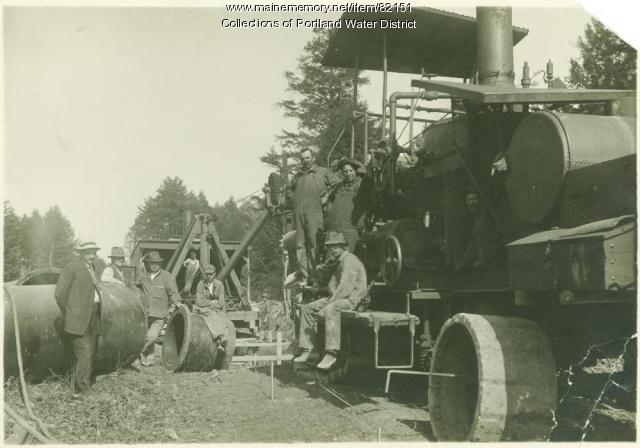 Sebago Lake Water Transmission Line 1912