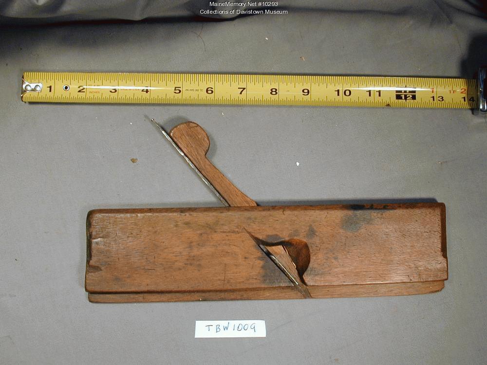 Rabbet plane, ca. 1789 - Maine Memory Network