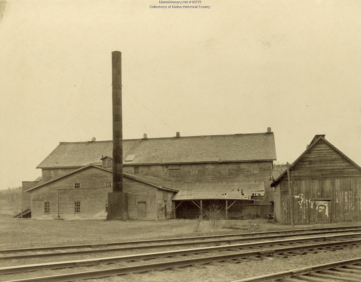 Steam lumber mill, Gilbertville, 1906 - Maine Memory Network