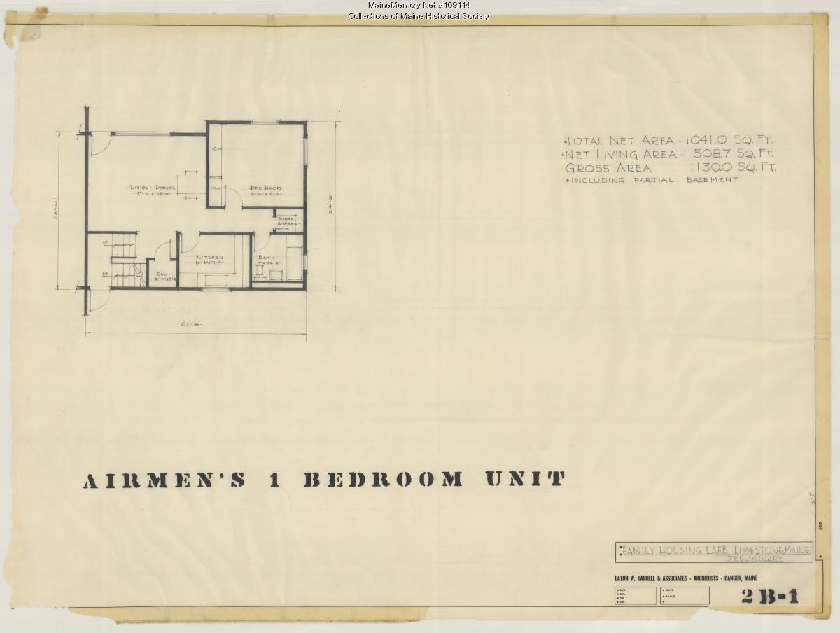 Limestone Air Force Base family housing, Limestone, 1951 - Maine Memory ...