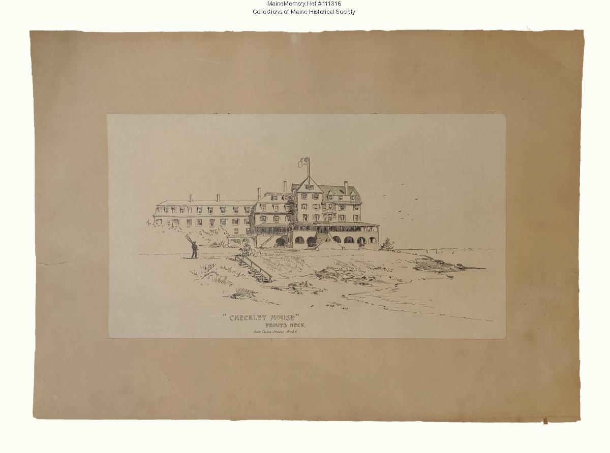 The Checkley House, Scarborough, 1895 - Maine Memory Network