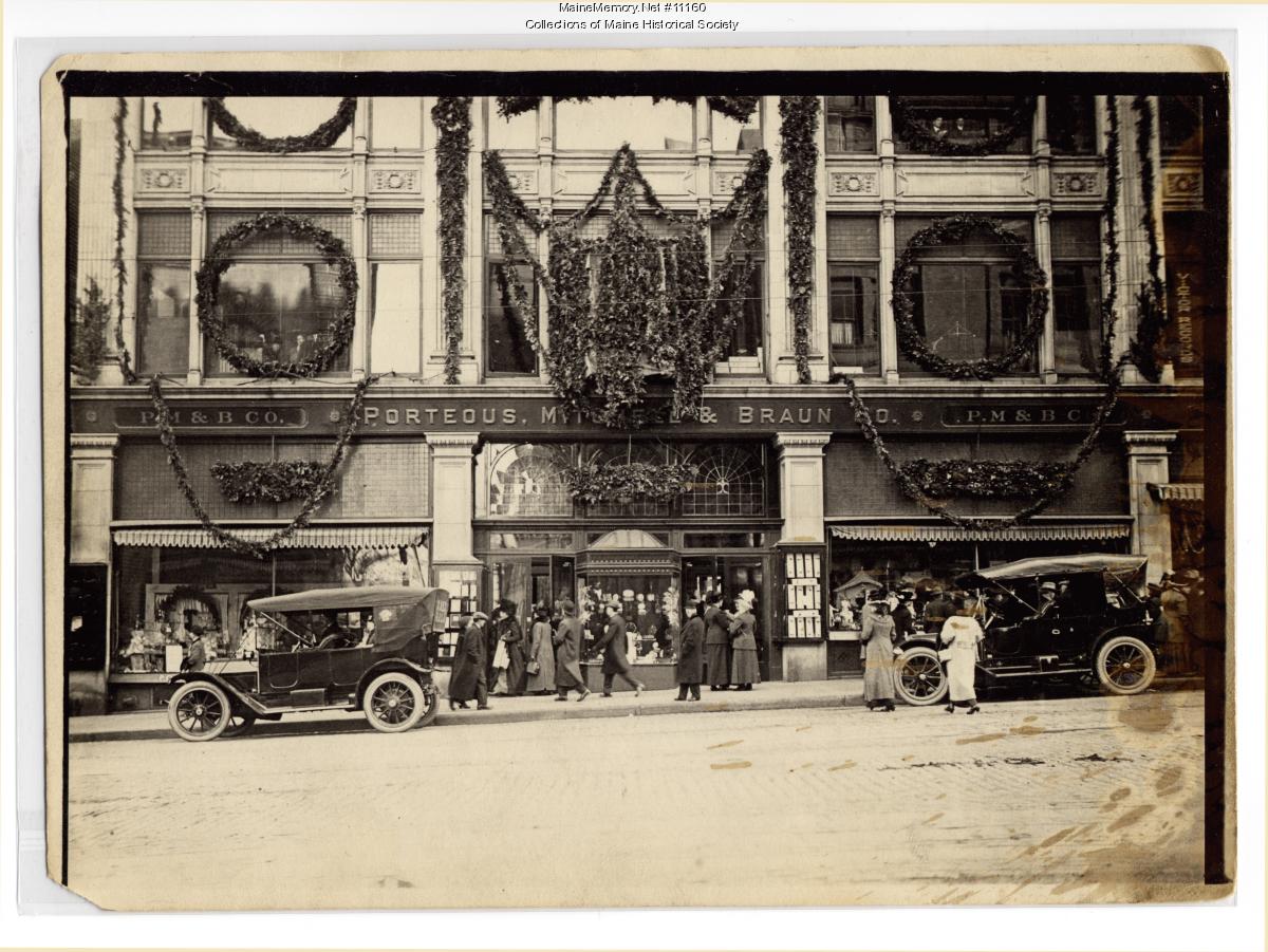 Porteous, Mitchell & Braun Department Store, Portland, ca. 1912 - Maine ...