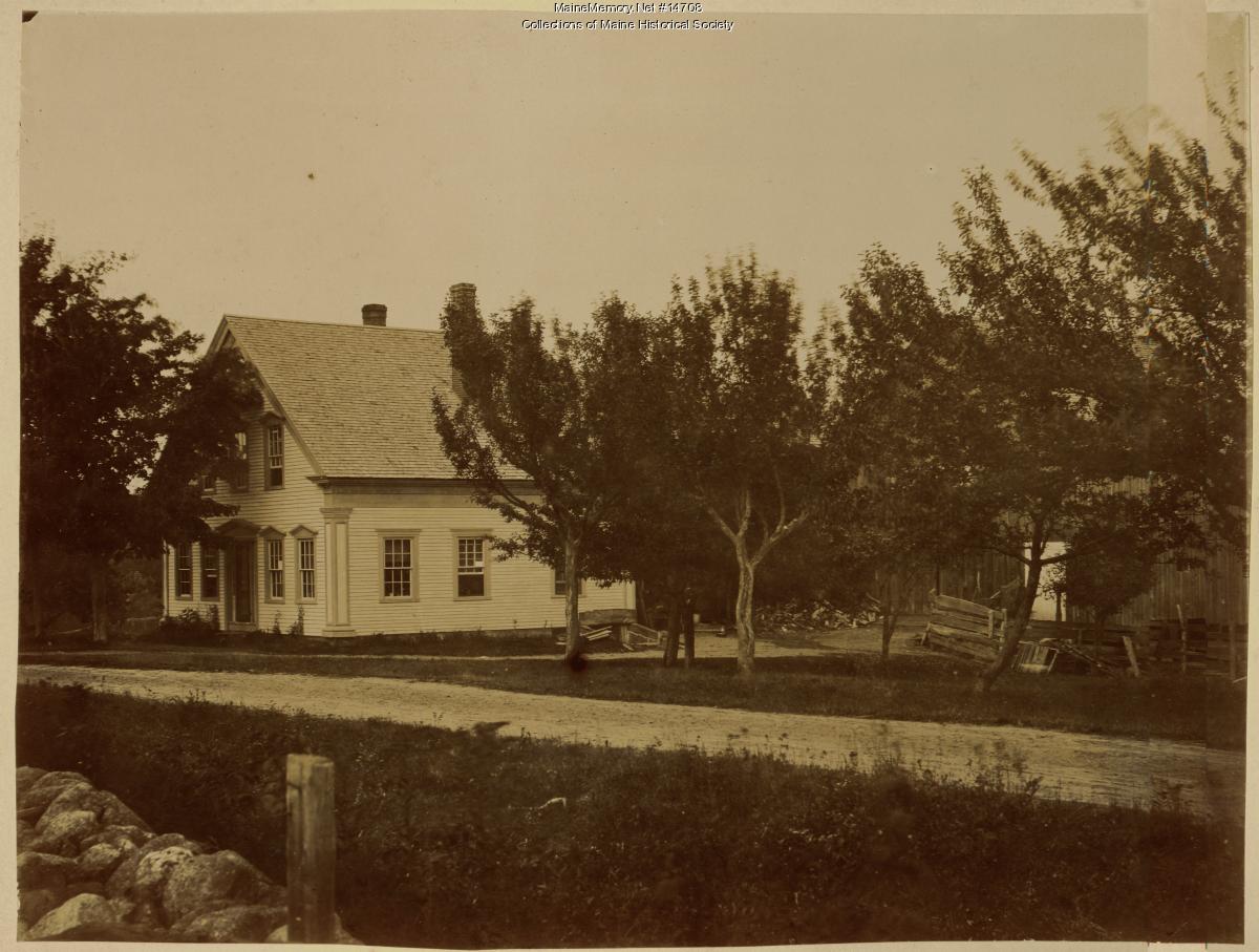 Ashbel Chaplin house, Naples, ca. 1885 - Maine Memory Network