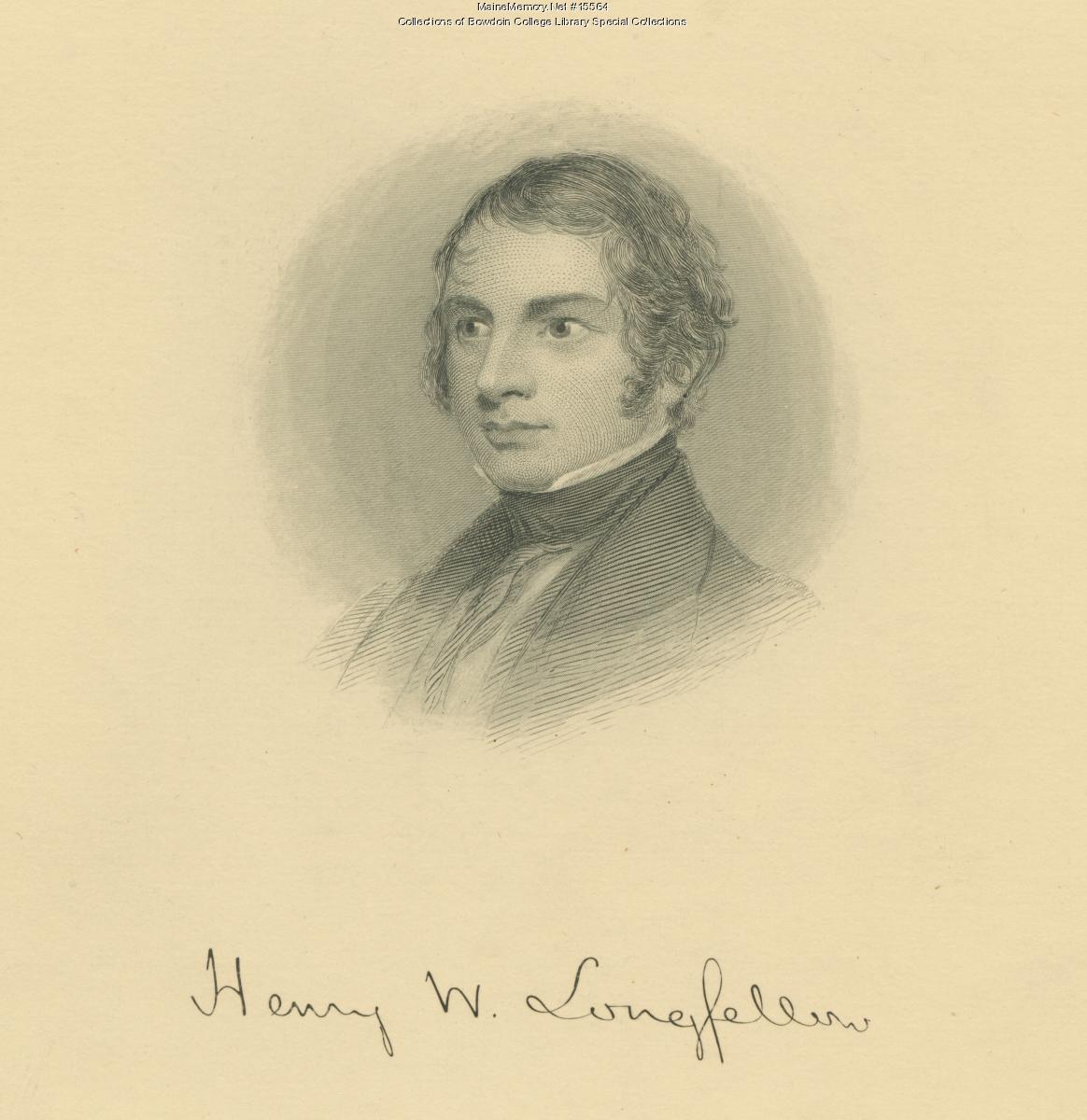 Henry W. Longfellow, ca. 1825 - Maine Memory Network