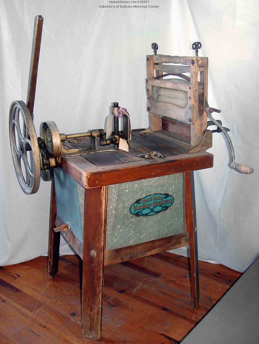 Klean Kwick washer and clothes wringer, Durham, ca. 1915 - Maine