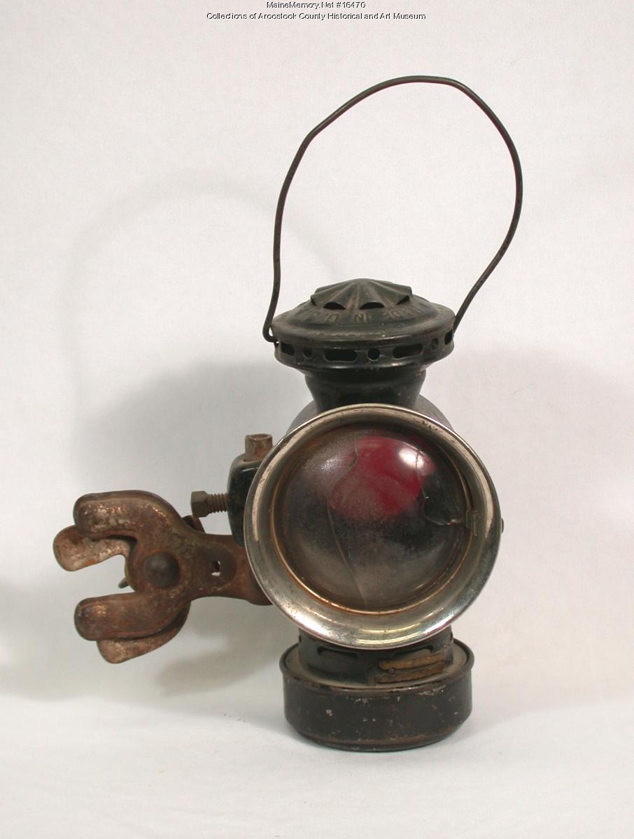 Dietz Eureka auto lamp, ca. 1915 - Maine Memory Network