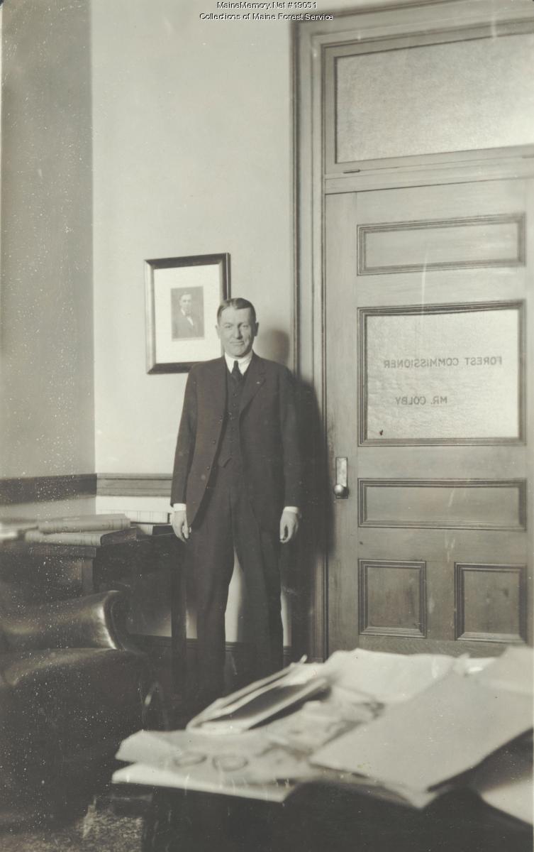 Forrest H. Colby, Augusta, ca. 1920 - Maine Memory Network