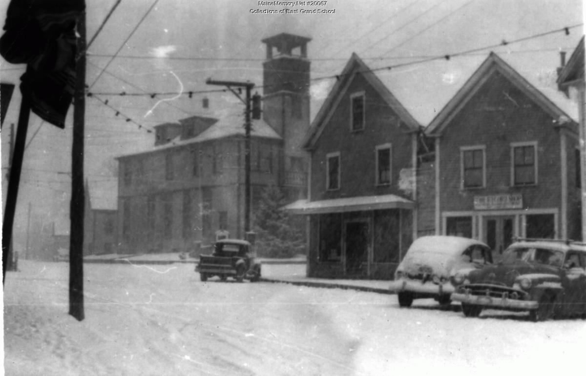 Town Hall, Danforth, ca. 1950 - Maine Memory Network