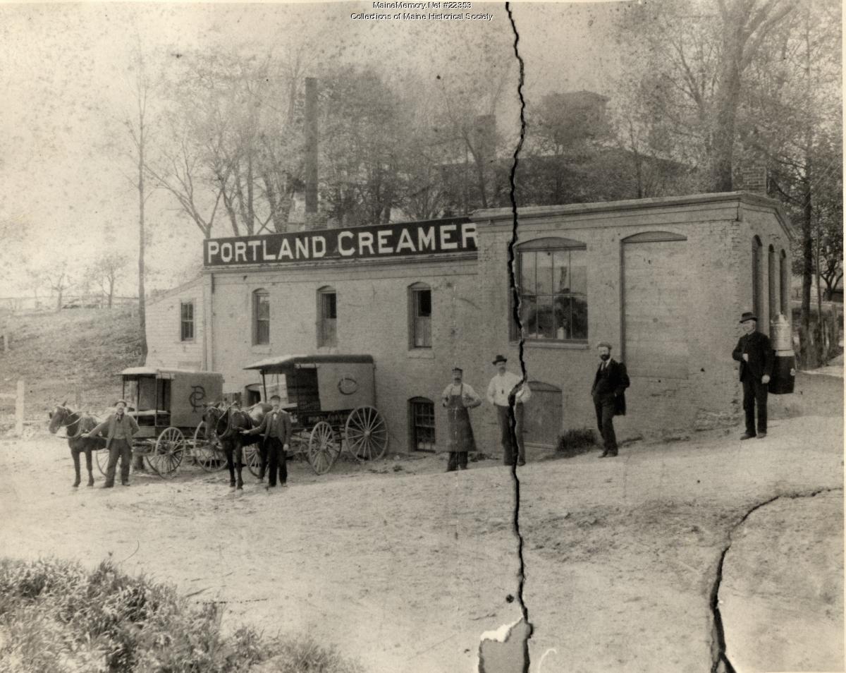 Portland Creamery, ca. 1900 - Maine Memory Network