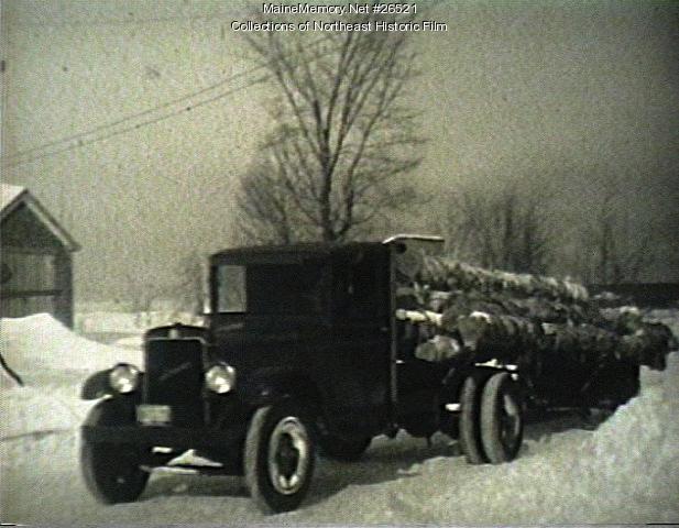 Logging, Bingham, ca. 1930 - Maine Memory Network