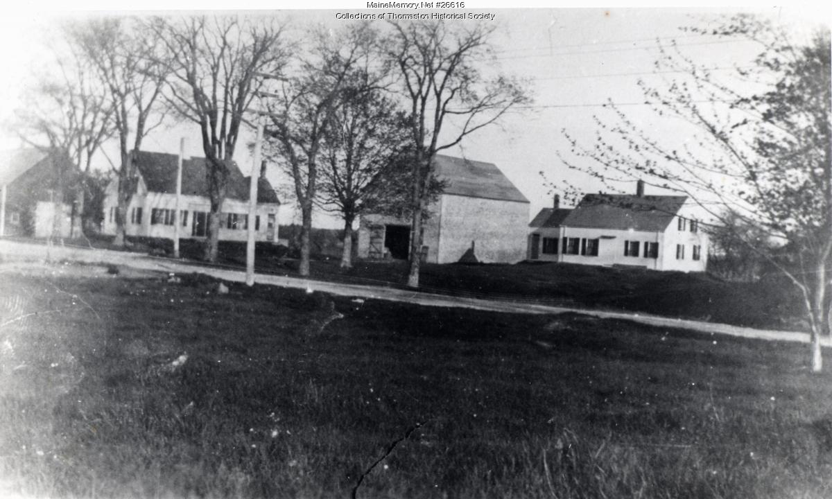 Two Morse Houses, Old County Road, Thomaston, ca. 1900 - Maine Memory ...