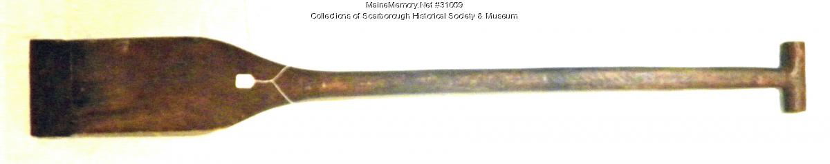 Turf Spade, Scarborough, ca. 1850 - Maine Memory Network
