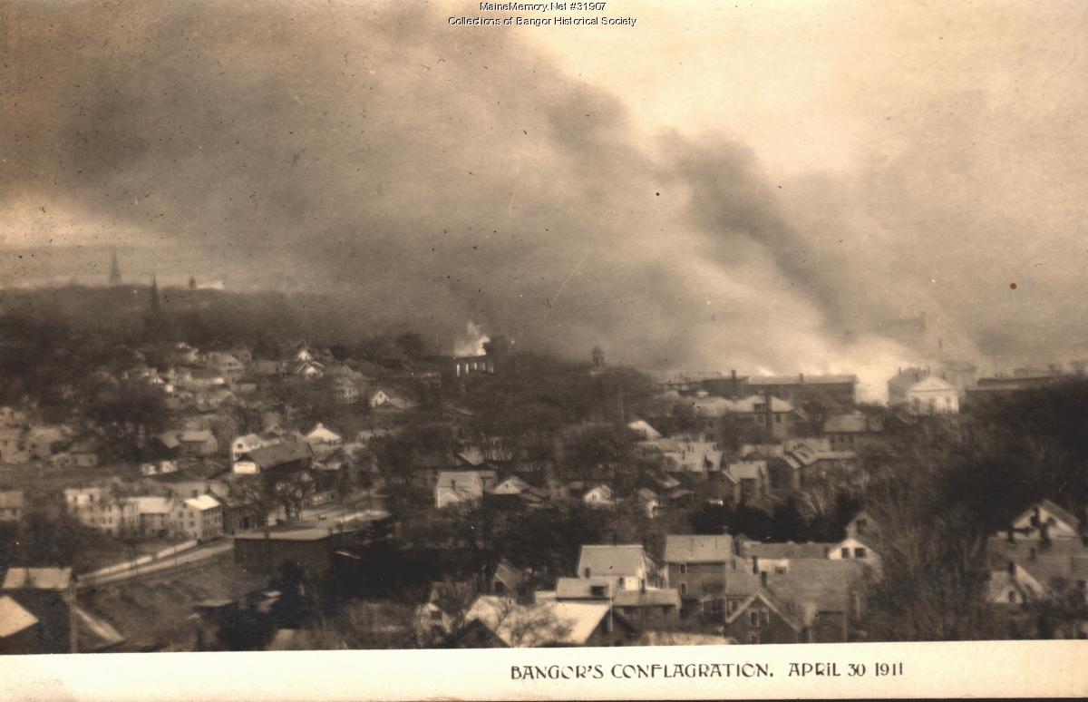 Bangor Fire, 1911 - Maine Memory Network