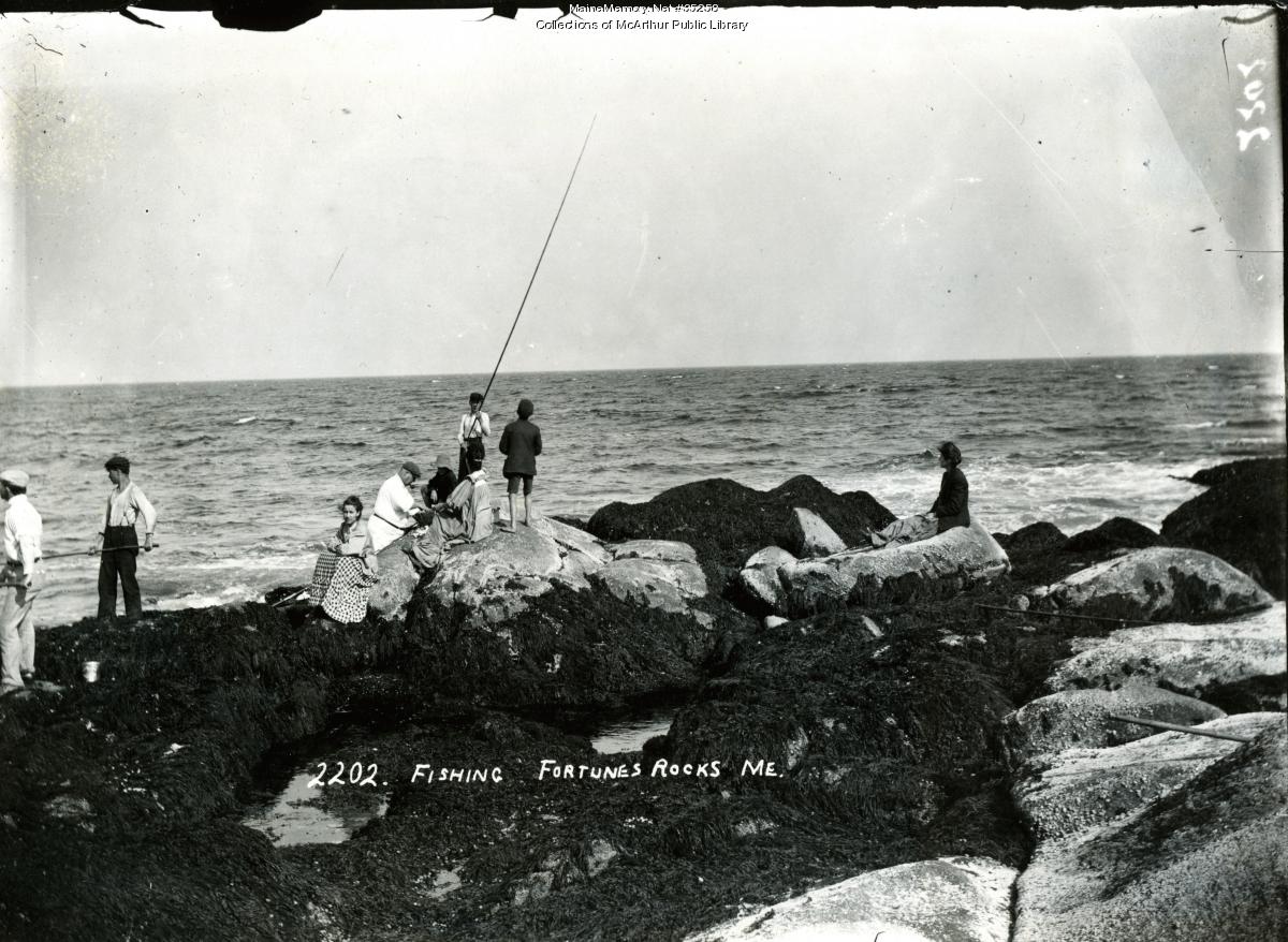 Fortunes Rocks, Biddeford, ca. 1908 - Maine Memory Network