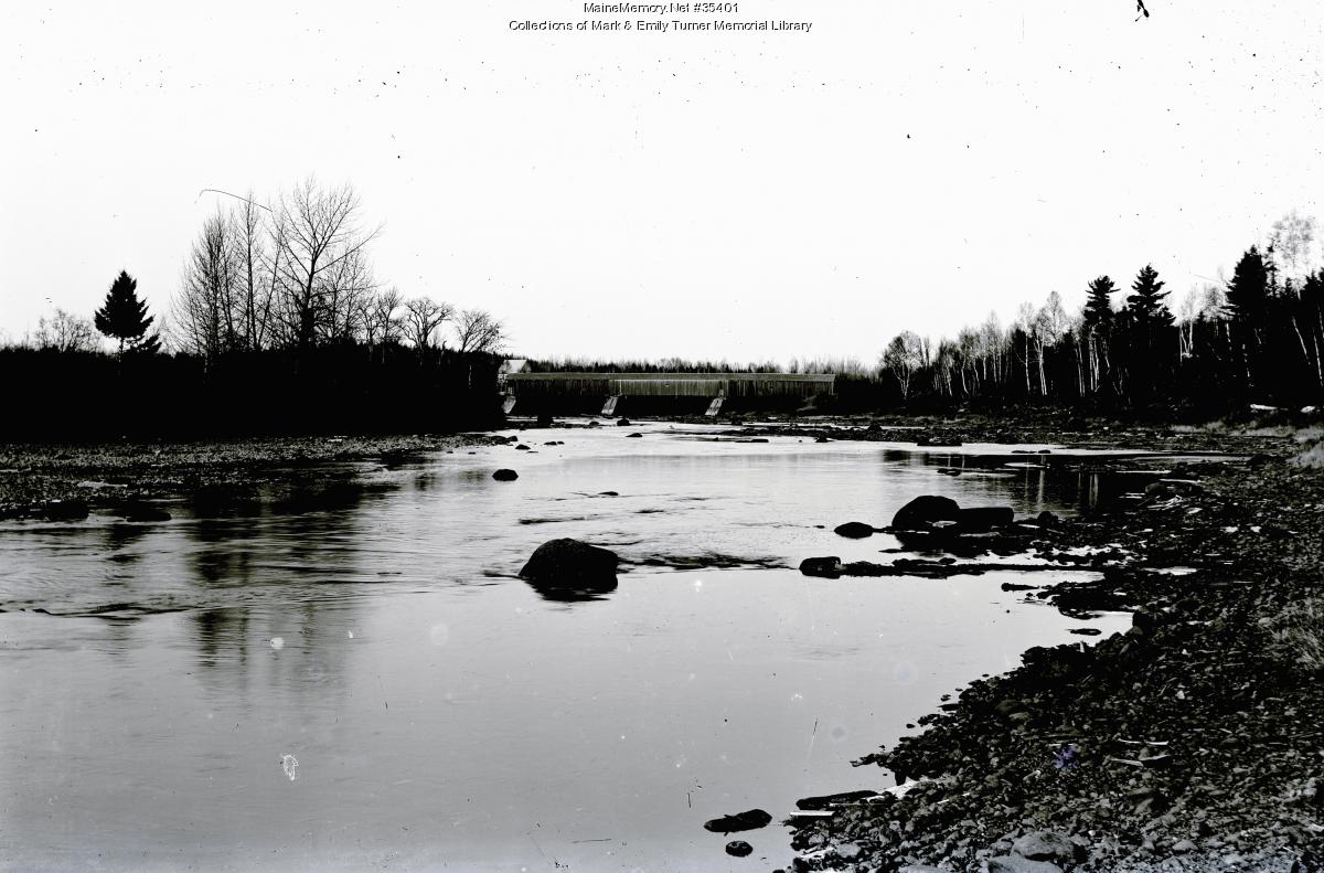 Masardis Covered Bridge, ca. 1895 - Maine Memory Network