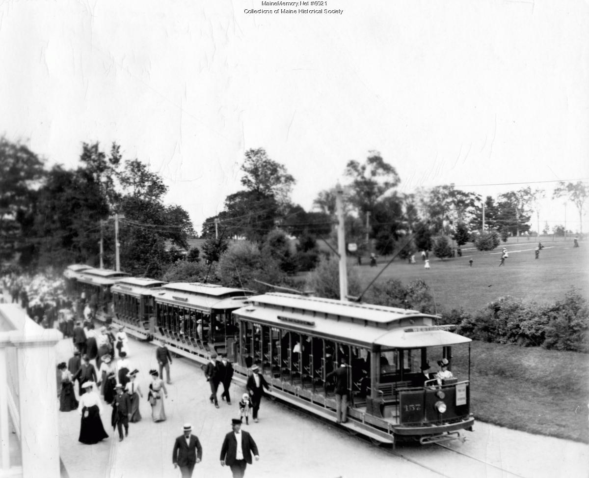 Portland Railroad company car, 1902 - Maine Memory Network