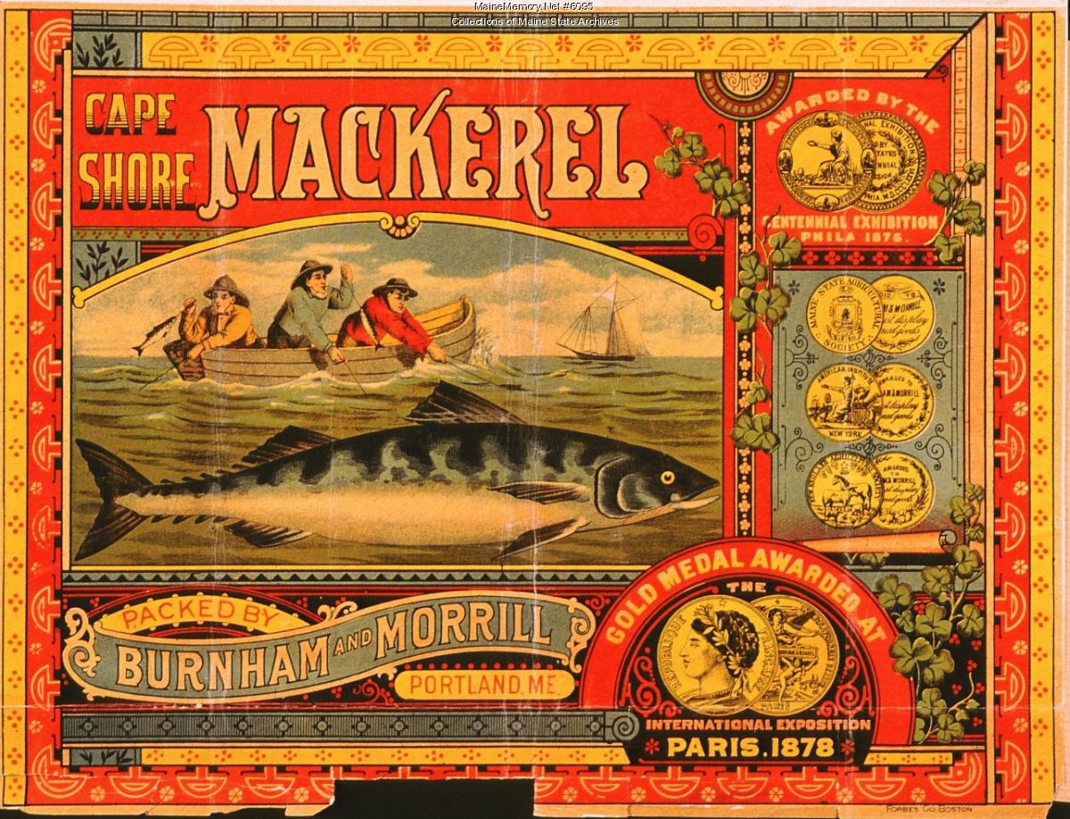 Burnham and Morrill Company Trademark for Cape Shore Brand Canned ...