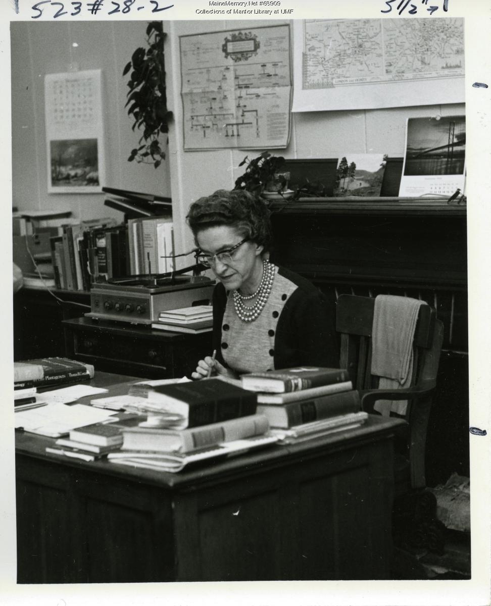 Eleanor Wood, Farmington State College, 1967 - Maine Memory Network