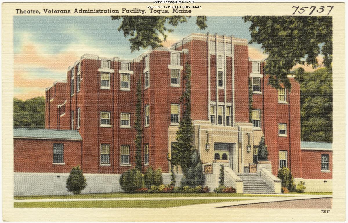 Veterans Administration Facility Theater, Togus, ca. 1938 - Maine ...