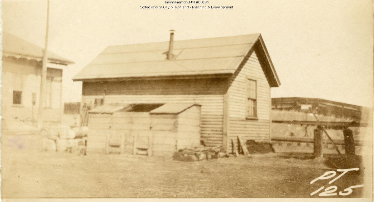 Section House, Thompsons Point, Portland, 1924 - Maine Memory Network