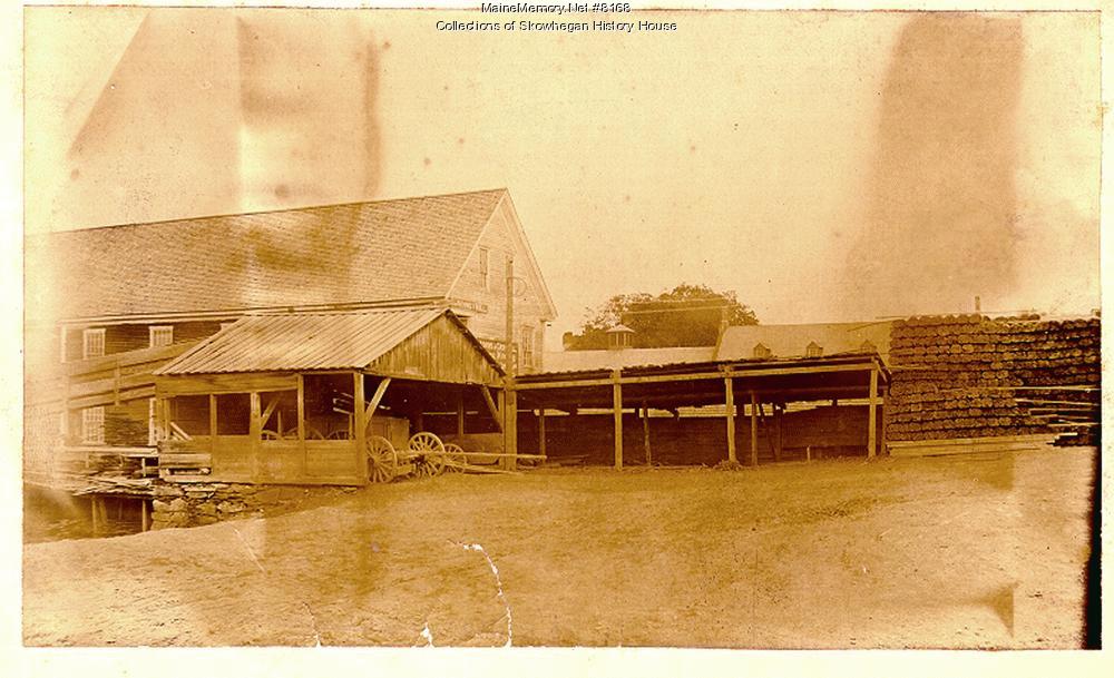 Weston's Mill and Old Carding Mill Ca. 1890 - Maine Memory Network