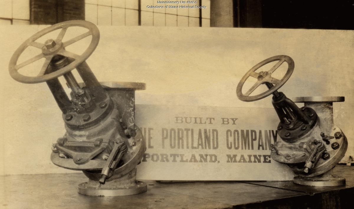 Bronze valves, Portland Company, ca. 1880 - Maine Memory Network