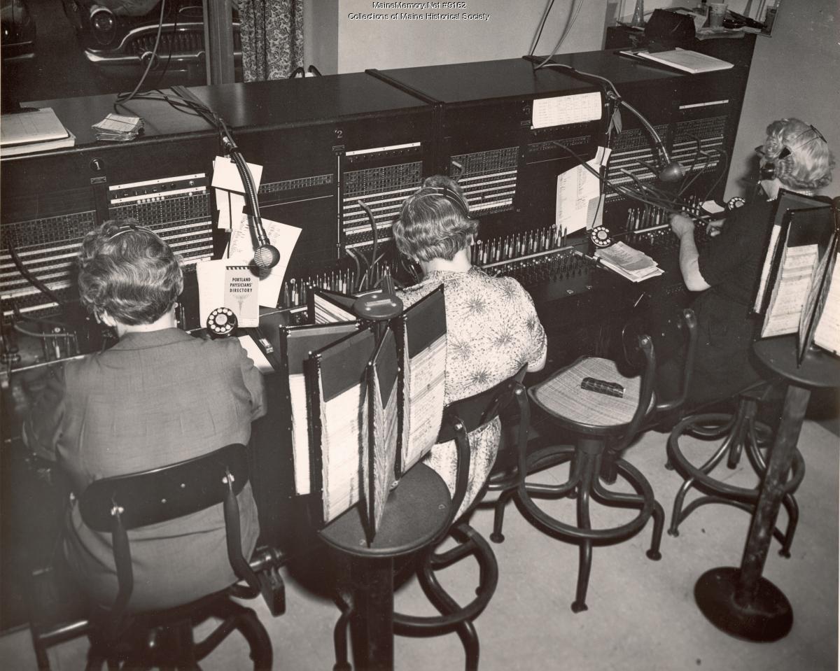 Maine Medical Center telephone service, Portland, 1959 - Maine Memory ...