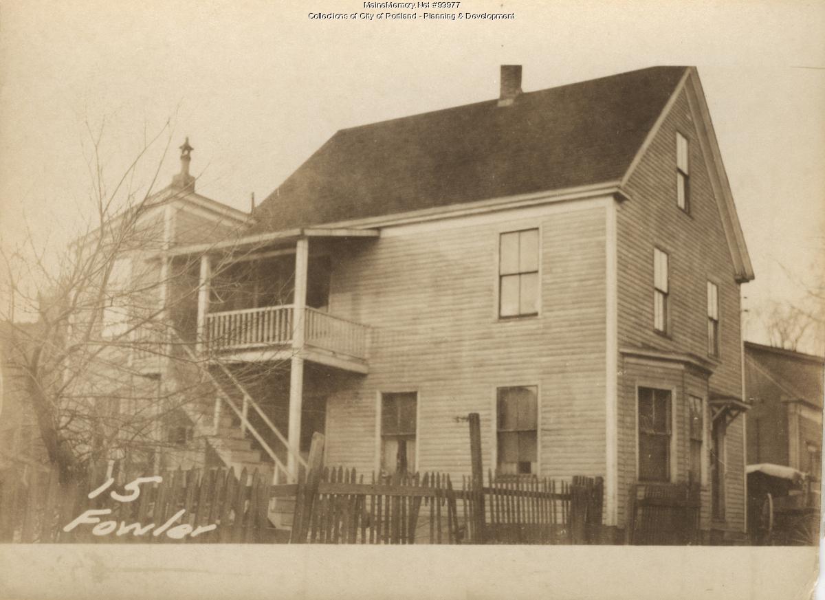15-19 Fowler Street, Portland, 1924 - Maine Memory Network